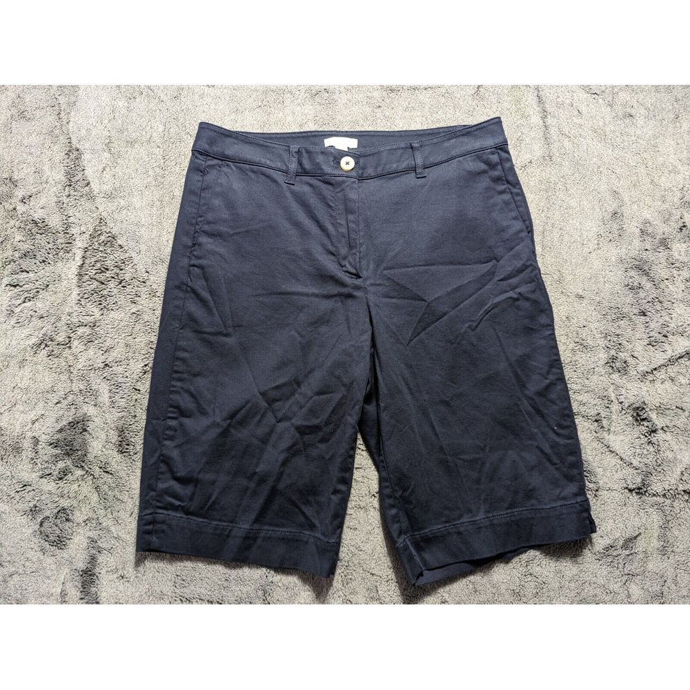 J. Jill Bermuda Shorts Women's Size 8 Blue